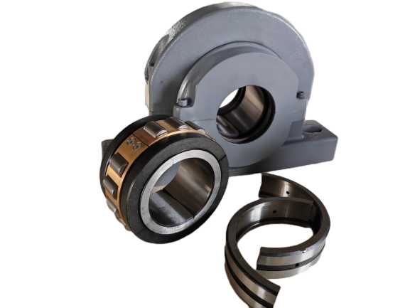 Reinforced bearing seat for mining and coal mining machines